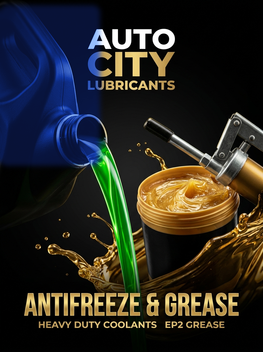 Auto City Lubricants Antifreeze & Grease